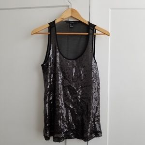 Sequin tank top